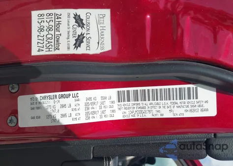 2014 Jeep Cherokee Latitude z USA, uszkodzony, nr VIN 1C4PJMCS3EW317971